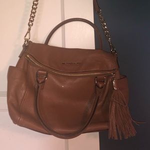 Michael Kors Convertible Pebble Leather Satchel